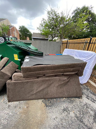 Services sofa removal Texas Strong Hauling and Junk Removal